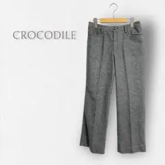 E5198Y【CROCODILE/クロコダイル】スラックス センタープレス