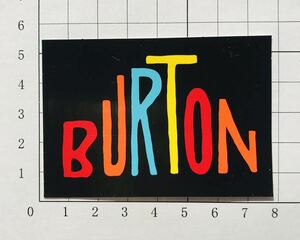 BURTON SNOWBOARDS Rare Design ステッカー バートン スノーボード レア ステッカー日本未入荷