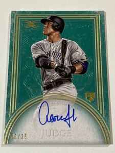 ＜今季もMVP最有力!!＞■ジャッジ(JUDGE) 25枚限定 直筆サインルーキーカード(AUTO RC)■2017 TOPPS DEFINITIVE COLLECTION / 大谷・TROUT