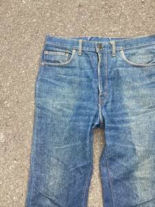 70-80年代ビンテージ☆リーバイスLevis517 ブーツカット デニムパンツ インディゴジーンズ 646 684ベルボトム ヴィンテージ 42Talon ジップ