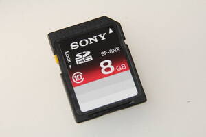 8GB SDHC カード SONY　ソニー　SF-8NX 