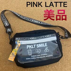 ピンクラテPINKlatte ショルダーバッグ 黒