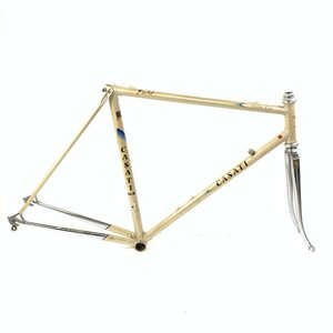 CASATI GOLD LINE ロードバイクフレーム [サイズ≒530mm/フレーム,フォーク材質:コロンバス クロモリ/ヘッドパーツ:カンパニョーロ]＊