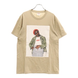 SUPREME シュプリーム 22AW Andre 3000 Tee アンドレ 3000 フォトプリント 半袖Tシャツ ベージュ