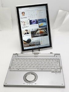 1円～ 高速SSD 日本製 ノートパソコン 12型 Panasonic CF-XZ6RF7VS 中古 第7世代Core i5 8GB 無線 Bluetooth webカメラ Windows11 Office済