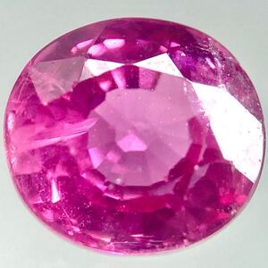 1円〜!!ソ付!!〔天然ルビー0.868ct〕d 約5.3×4.9mm ルース 裸石 corundum コランダム ruby 宝石 jewelry BD4/BD4 テEA0 マ41