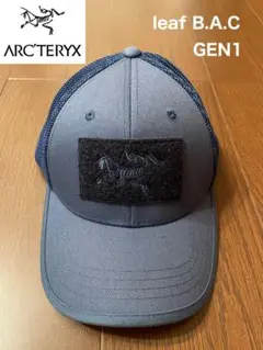 【極美品】アークテリクス　leaf B.A.C cap ネイビー M-L