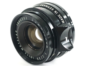 【動作保証】Leica Leitz Wetzlar Summicron 1:2/35 35mm F2 8枚玉 第一世代 ブラック レンズ Germany 希少 中古 Y8815229