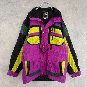 90s THE NORTH FACE SKI WEAR ノースフェイス スキーウェア XL パープル 初号機カラー マウンテンジャケット ヴィンテージ