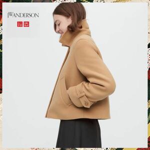 sale!新品タグ付☆UNIQLO ×JW Anderson☆ウールジャケットXXLキャメル