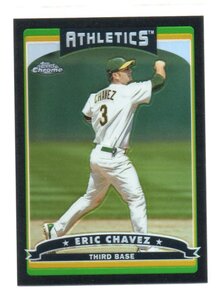 2006 Topps Chrome Baseball [ERICK CHAVEZ] Black Refractor Card /549 (ブラック・リフラクター・カード) MLB