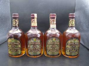 シーバス リーガル CHIVAS REGAL 12年 1801 スコッチ ウィスキー特級　760ml 43% BLENDED SCOTCH WHISKY 【未開栓品・古酒 】 4本セット