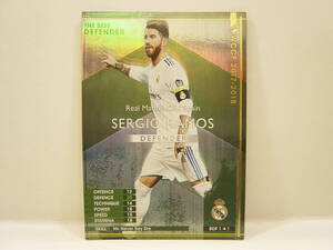 WCCF 2017-2018 ver3.0 BDF セルヒオ・ラモス　Sergio Ramos　Real Madrid CF Spain 17-18 The Best Defender