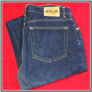 39【Gパン】【GAP BLUE JEANS w32 l30】当時ものビンテージ　ウブだし!!