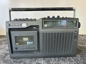 1000円スタート 昭和レトロ ナショナル National RQ-448 ラジカセ FM/MW/SW 3バンド 当時物 動作未確認 ジャンク