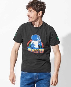 即決 未使用 23SS 定価14,300円 ヒステリックグラマー HEMPSTER プリント Tシャツ 