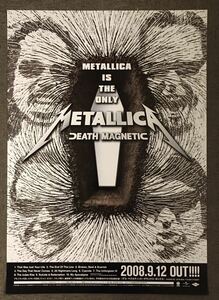 POSTER/ METALLICA メタリカ/ DEATH MAGNETIC プロモ・ポスター B2サイズ (g062)