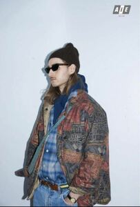 美品 希少モデル AiE Printed Hoody Mサイズ 総柄 アウター オーバーサイズ Nepenthes needles ENGINEERED GARMENTS South2West8