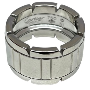 カルティエ Cartier タンクフランセーズ リング LM 750WG ジュエリー 中古