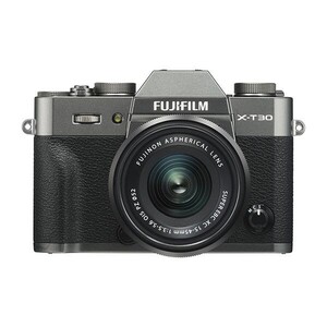 中古 １年保証 美品 FUJIFILM X-T30 レンズキット XC 15-45mm OIS PZ チャコールシルバー