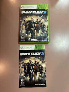 国内本体起動確認済 Xbox360★ペイデイ２★used☆Pay Day2☆