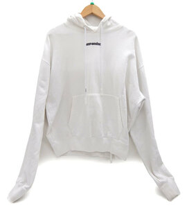 OFF WHITE オフホワイト フーディパーカー FB2826 20AW サイズM 白ホワイト ロング袖 メンズ