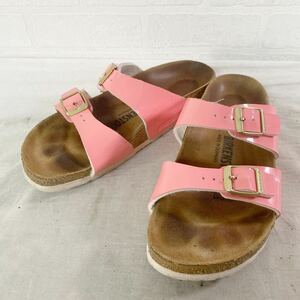 3933☆ BIRKENSTOCK ビルケンシュトック シューズ 靴 サンダル カジュアルシューズ レディース 24 ピンク