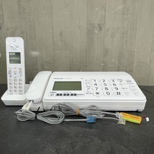 パナソニックおたっくす パーソナルファクス 子機1台付き 【中古】動作保証 Panasonic KX-PZ200DL KX-FKD404-W FAX電話機 ホワイト/57634