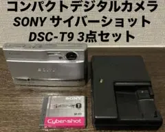 動作品 SONY ソニー Cyber-Shot DSC-T9 3点セット