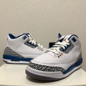 ナイキ AIR JORDAN 3 GS トゥルーブルー 未使用 NIKE ジョーダン 3 