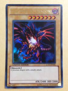 (◆[OCG]遊戯王 英語版 LC01-EN006 Red-Eyes B. Dragon 真紅眼の黒竜 (ウルトラレア) Limited Edition