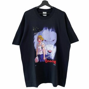 ■超超激レア■90s もののけ姫 スタジオ ジブリ アニメ Tシャツ XL PRINCES MONONOKE 宮崎駿 USA製 ビンテージ