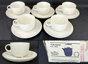 sa☆/ ドイツ製 Rosenthal Studio-linie スタジオライン タピオ・ヴィルカラ センチュリーシリーズ カップ＆ソーサー 5客セット　/DY-3177