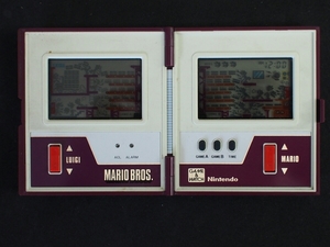 超レア ヴィンテージ ゲームウォッチ GAME&WATCH 任天堂 Nintendo マリオブラザーズ MARIOBROS MW-56 1983年製 No.6447