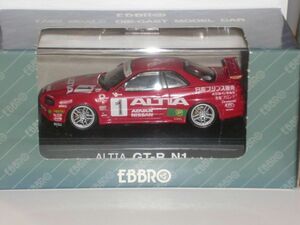 ■1/43 EBBRO ALTIA GT-R N1 赤