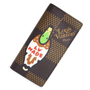 （新品・未使用品）ルイ ヴィトン LOUIS VUITTON ジャイアント ポルトフォイユ ブラザ NIGO 長財布 ダミエ エベヌ ジャイアント N60393