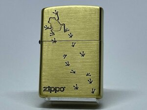 送料無料 ZIPPO[ジッポー]かえる フロッグデザイン BS ブラス