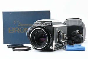 現状品　ゼンザブロニカ　 ZENZA BRONICA MODEL C　レンズ　NIKKOR-P F2.8 7.5cm　箱付 #2279408