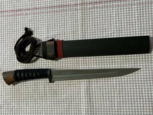 松本市発　佐治武士　鉈　伝統工芸士　ナイフ　剣鉈　和式ナイフ　未使用中古 美品　（本体長さ約 45Cm 画像8の場合）