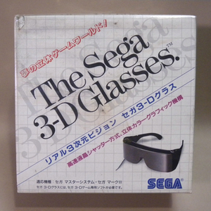 【未開封 新品】1980年代 当時物 セガ マークⅢ 3-Dグラス ザクソン3D 付き ( 昔の ビンテージ レトロゲーム マーク3 Vintage Sega Mark