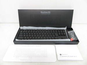 Keychron K1 ワイヤレスメカニカルキーボード 赤軸 日本語JIS配列 テンキーレス