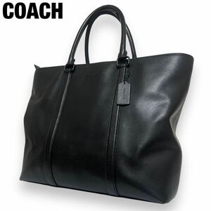 コーチ COACH 72114G メルセデスベンツ コラボ トートバッグ メトロポリタン レザー 黒 ブラック ビジネスバッグ A4収納可肩掛け