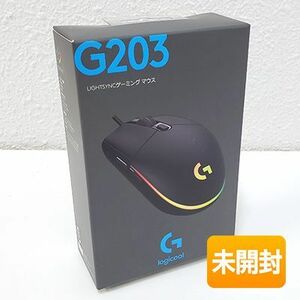 Logicool/ロジクール LIGHTSYNC ゲーミング マウス G203 G203-BK ブラック