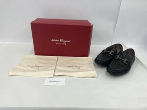 Salvatore Ferragamo サルヴァトーレフェラガモ ドライビングシューズ サイズ7 YY 14768E 16TR 7EEE 箱あり 保存袋あり【CIAC9042】