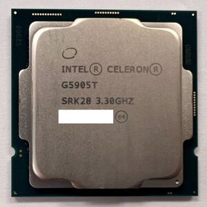 動作品★初期保証付★デスクトップPC用CPU Intel CPU Celeron G5905T 3.30GHz★送料無料