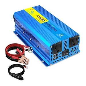 【災害対策】【新品】正弦波カー インバーター1000W 最大2000W DC12V AC100V 送料無料　アウトドア