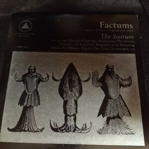 D01 中古LP 中古レコード FACTUMS The Sistrum SBR-004.I US盤　　アメリカ　ポストパンク　エクスペリメンタル