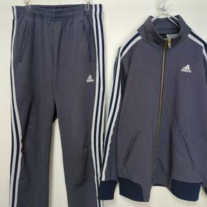 adidas アディダス セットアップ ジャージ デニムカラー スリーストライプ