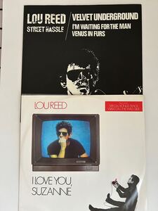 激レア！LOU REED 12inchシングルレコード　2枚組　　I LOVE YOU SUZANNE .STREET HASSLE 