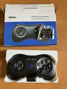 8BitDo M30 2.4G Wireless GamePad for Mega Drive【メガドライブ(無線)/Win(有線) & SWITCH(有線)用コントローラー】